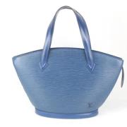 Pre-owned Leather shoulder-bags Louis Vuitton Vintage , Blue , Dames