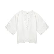 Stijlvolle Shana Top voor vrouwen Isabel Marant Étoile , White , Dames