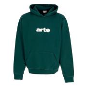 Groen Logo Geborduurde Hoodie Arte Antwerp , Green , Heren