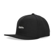 Zwarte Snapback-pet met platte klep Dolly Noire , Black , Unisex