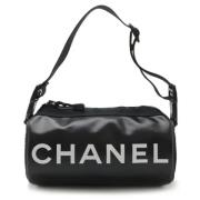 Pre-owned Nylon shoulder-bags Chanel Vintage , Black , Dames