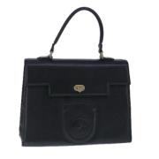 Pre-owned Leather handbags Fendi Vintage , Black , Dames