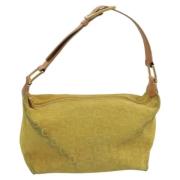 Pre-owned Canvas handbags Celine Vintage , Yellow , Dames