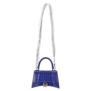 Pre-owned Leather handbags Balenciaga Vintage , Blue , Dames