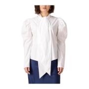 Tijdloze Elegantie Bbzekia Shirt Bruuns Bazaar , White , Dames