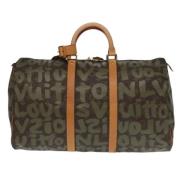 Pre-owned Canvas louis-vuitton-bags Louis Vuitton Vintage , Brown , Da...