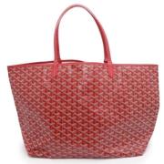 Pre-owned Fabric handbags Goyard Vintage , Red , Dames