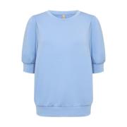 Air Blue Korte Mouw Sweater Soyaconcept , Blue , Dames