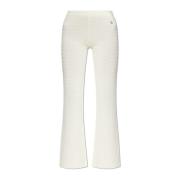 Broek met uitlopende pijpen Casablanca , Beige , Dames