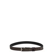 Suède Gesp Riem Fw24 Hogan , Brown , Heren