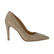 Gouden Rhinestone Alina Flex Hoge Pumps Michael Kors , Yellow , Dames