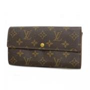 Pre-owned Canvas wallets Louis Vuitton Vintage , Brown , Dames