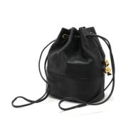 Pre-owned Leather shoulder-bags Chanel Vintage , Black , Dames