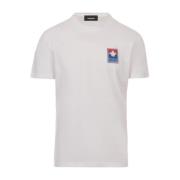 T-Shirt Dsquared2 , White , Heren