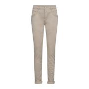 Veergrijs Tapered Treasure Broek MOS Mosh , Beige , Dames