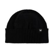 Pet met logopatch Emporio Armani , Black , Heren