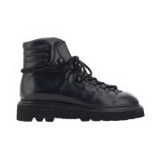 Stijlvolle leren veterschoenen Premiata , Black , Heren