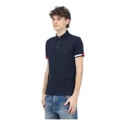 Blauw Polo Shirt Klassiek Ontwerp Tommy Hilfiger , Blue , Heren