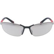 Sport Zonnebril met Spiegelglazen Prada , Gray , Heren