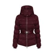 Bordeaux Sport Hoodie Jas Elisabetta Franchi , Brown , Dames