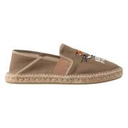 Lucky Tiger Canvas Espadrilles Kenzo , Brown , Heren