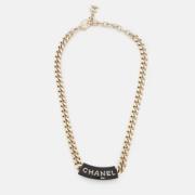 Pre-owned Fabric chanel-jewelry Chanel Vintage , Yellow , Dames