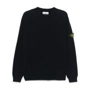 Blauwe Sweaters voor Mannen Stone Island , Blue , Heren