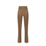 Stijlvolle Broek voor Vrouwen Elisabetta Franchi , Brown , Dames