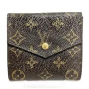 Pre-owned Canvas wallets Louis Vuitton Vintage , Brown , Dames