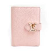 Pre-owned Leather wallets Louis Vuitton Vintage , Pink , Dames