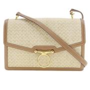 Pre-owned Canvas crossbody-bags Hermès Vintage , Beige , Dames