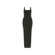 Jurk Square Neck Maxi Entire Studios , Gray , Dames