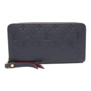 Pre-owned Fabric wallets Louis Vuitton Vintage , Blue , Dames