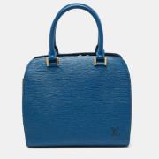 Pre-owned Leather louis-vuitton-bags Louis Vuitton Vintage , Blue , Da...