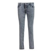 Blauwe Denim Jeans met 5 Zakken Dsquared2 , Blue , Dames