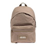 Rugzak met Logo Kenzo , Beige , Heren