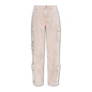 Jeans Ninnia in cargostijl Gestuz , Pink , Dames