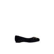 Velvet Gesp Ballerina Ballerina Jeffrey Campbell , Black , Dames