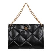 Diamantgestikte 'Kira' schoudertas Tory Burch , Black , Dames