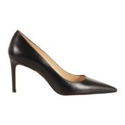 Zwarte puntige neus hoge hak pumps Stuart Weitzman , Black , Dames