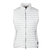 Puffer Vest 100% Polyamide Colmar , White , Dames