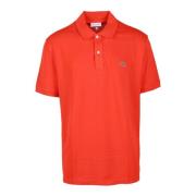 Katoenen Polo Shirt Lacoste , Red , Heren