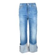 Denim Stretch Jeans Alessia Santi , Blue , Dames