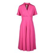 Katoenen jurk voor vrouwen Max Mara Studio , Pink , Dames