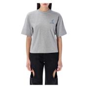 Pijl Boxy Tee Off White , Gray , Dames