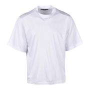 Casual Katoenmix T-shirt Daniele Alessandrini , White , Heren