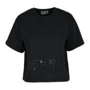 Tshirt Elisabetta Franchi , Black , Dames