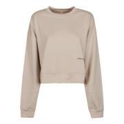 Beige Sand Sweatshirt Hinnominate , Beige , Dames