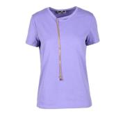 Tshirt Elisabetta Franchi , Purple , Dames