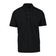 Elegant poloshirt met stretchstof Liu Jo , Black , Heren